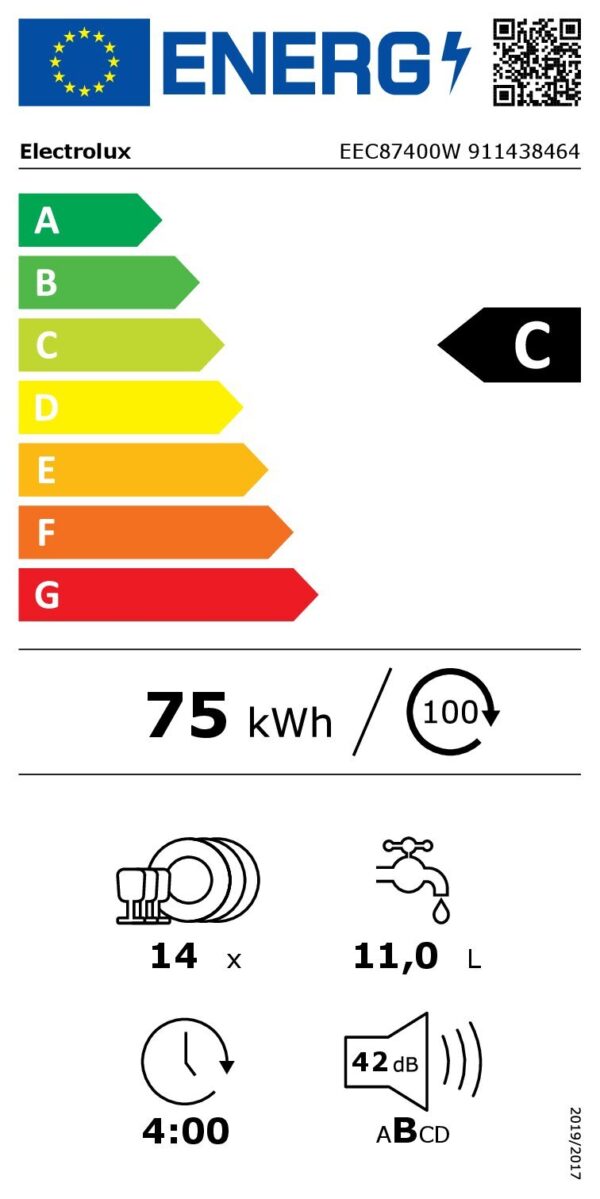 Съдомиялна Electrolux EEC87400W