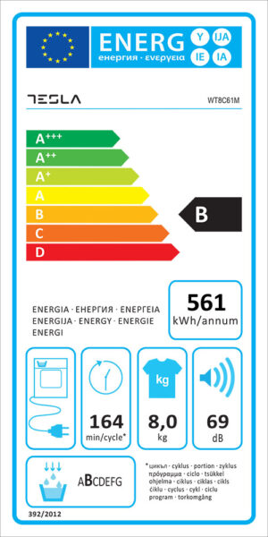 Сушилня Tesla WT8C61M