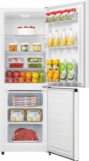 Хладилник с фризер HANSEATIC HKGK16155DW
