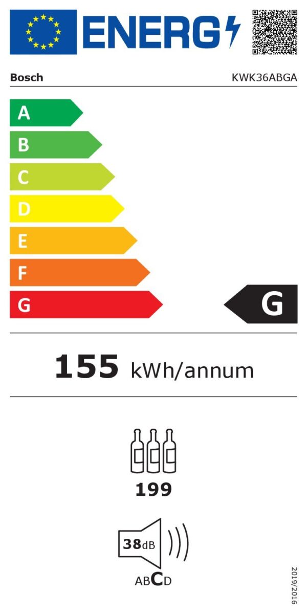 Охладител за вино Bosch KWK36ABGA