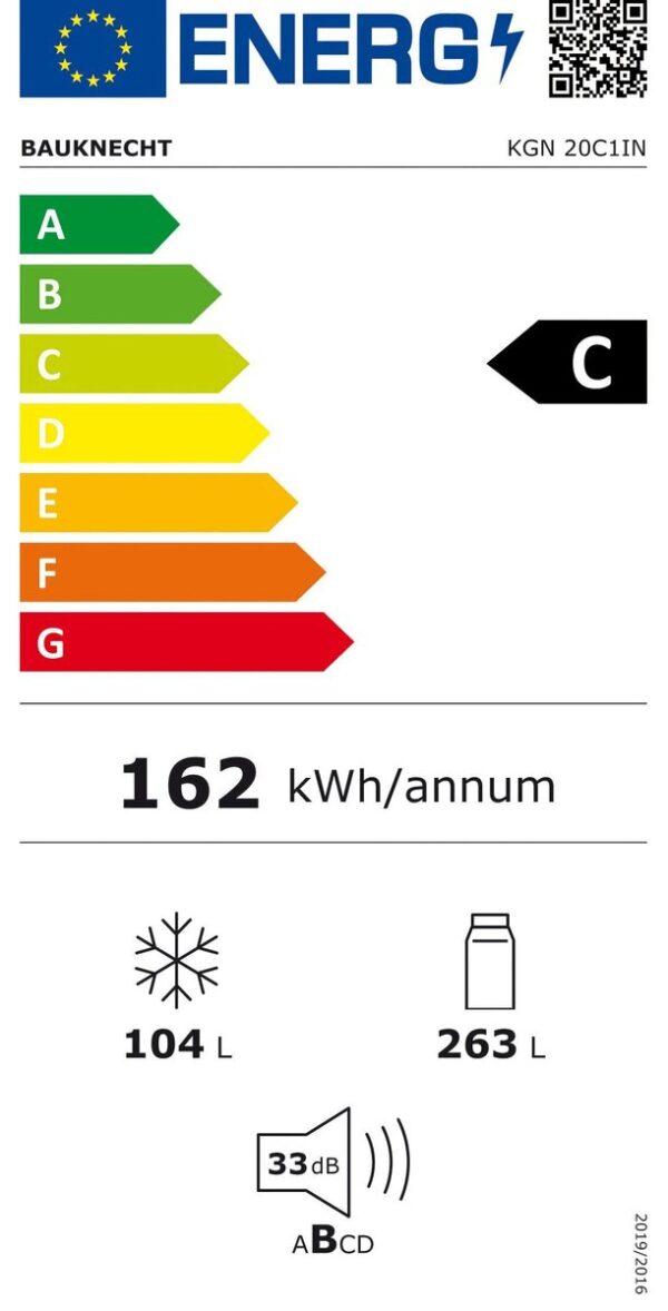 Хладилник с фризер Bauknecht KGN 20C1IN - Image 9