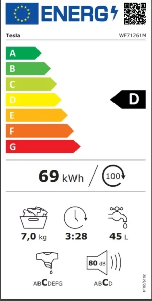 Пералня Tesla WF71261M