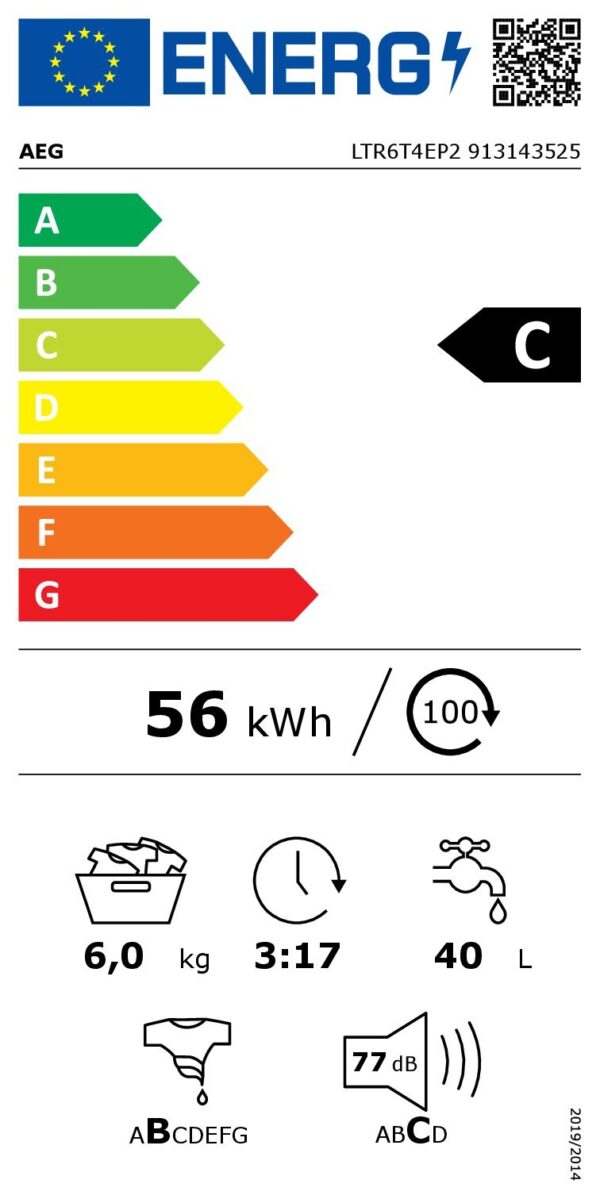 Пералня AEG LTR6T4EP2 - Image 3