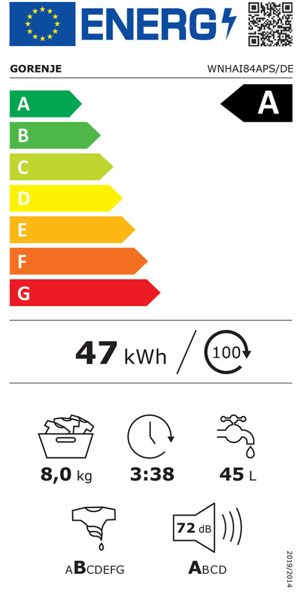 Пералня Gorenje WNHAI 84 APS/DE - Image 4